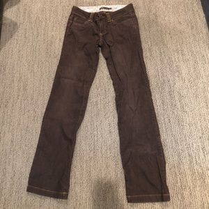 Prana size 2 corduroy pants